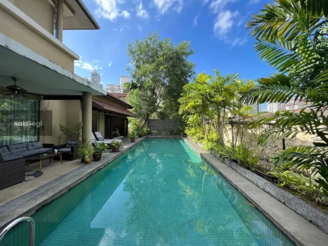 Banglo Impian 3.5 Tingkat di Mont Kiara, Rekaan Eksklusif Gaya Bali & Kolam Renang